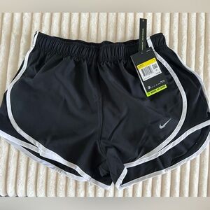 Nike Black Shorts with White Stripe